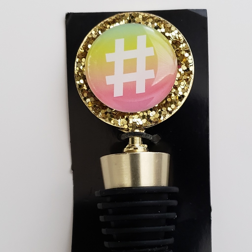GLITTER # WINE STOPPER